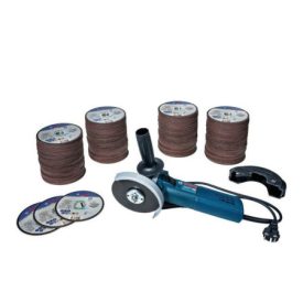 BOSCH Uholná brúska sada 125 mm GWS 9-125 / 900 W + nerezový rezací kotúč 125 x 1,0 x 22,2 mm, 400 ks   BOSCH Uholná brúska sada 125 mm GWS 9-125 / 900 W + nerezový rezací kotúč 125 x 1,0 x 22,2 mm, 400 ks