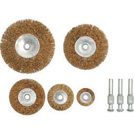 Sada kolíkov okrúhlych kefiek 8 dielov 25-75 mm Sada kolíkov okrúhlych kefiek 8 dielov 25-75 mm