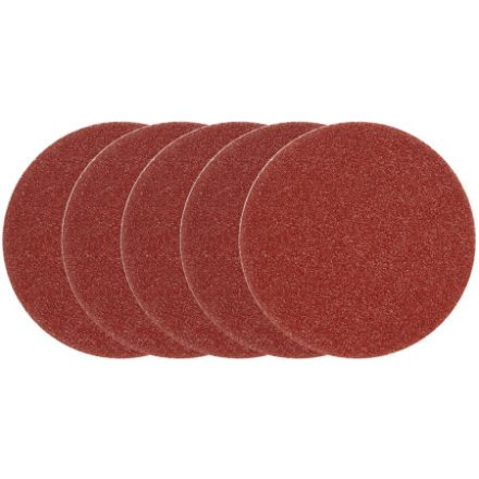 VOREL kotúč na suchý zips 125 mm / P60 (5 ks)