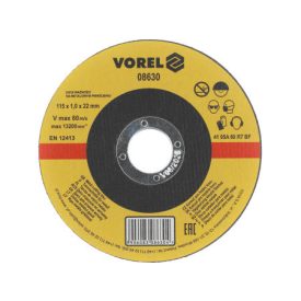 VOREL Rezný kotúč na kov 115 x 1,0 x 22,2 mm VOREL Rezný kotúč na kov 115 x 1,0 x 22,2 mm