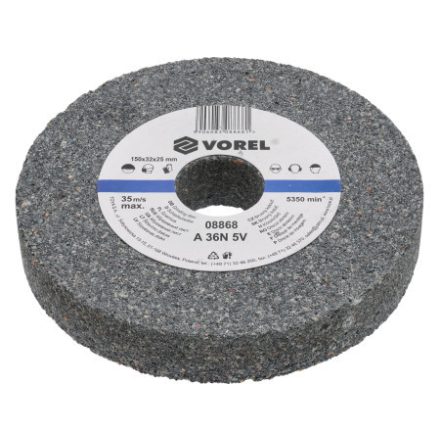 VOREL Brúsny kotúč 150 x 32 x 25 mm hrubozrnný