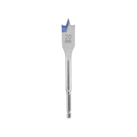 IRWIN Plochý vrták do dreva 20 x 152 mm bit Modrá drážka 4x   IRWIN Plochý vrták do dreva 20 x 152 mm bit Modrá drážka 4x