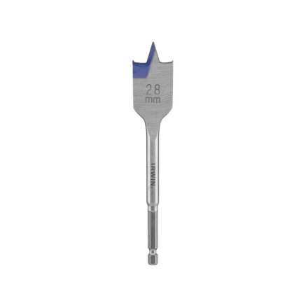 IRWIN Plochý vrták do dreva 28 x 152 mm bit Modrá drážka 4x