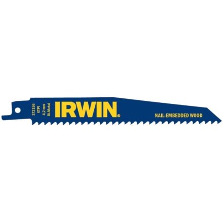IRWIN šabľový pílový list 150 mm/6TPI drevo bimetal (5 ks)