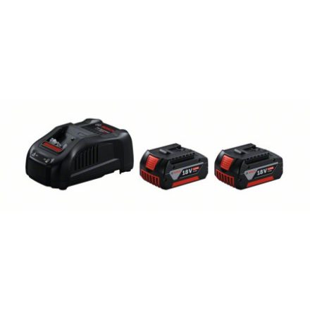 BOSCH Sada batérií GBA 18V / 2 x 5,0 Ah batéria + rýchlonabíjačka GAL 1880 CV