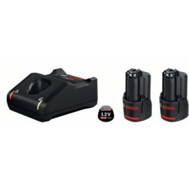 BOSCH Sada batérií GBA 12V / 2 x 2,0 Ah batéria + rýchlonabíjačka GAL 12V-40   BOSCH Sada batérií GBA 12V / 2 x 2,0 Ah batéria + rýchlonabíjačka GAL 12V-40