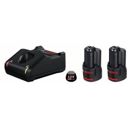 BOSCH Sada batérií GBA 12V / 2 x 2,0 Ah batéria + rýchlonabíjačka GAL 12V-40