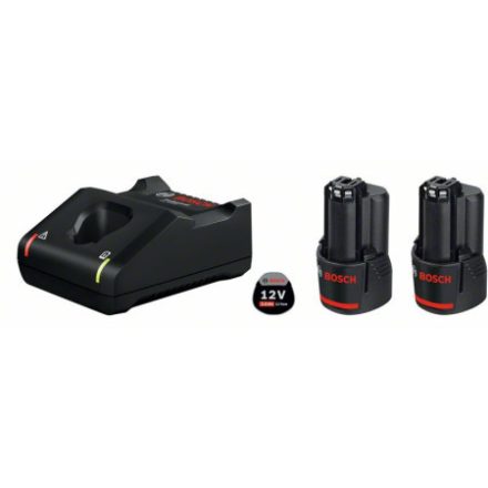 BOSCH Sada batérií GBA 12V / 2 x 3,0 Ah batéria + rýchlonabíjačka GAL 12V-40