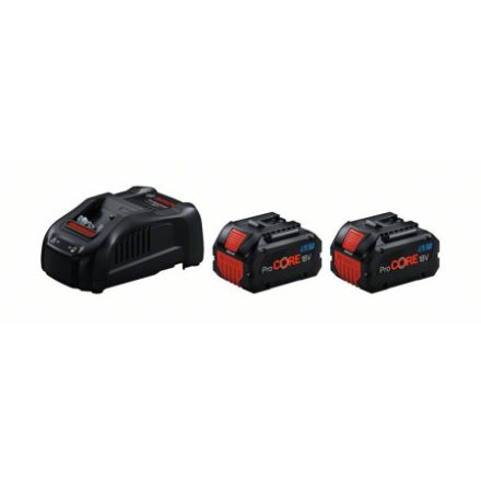 BOSCH Sada batérií ProCORE 18 V / 2 x 5,5 Ah batéria + rýchlonabíjačka GAL 1880 CV