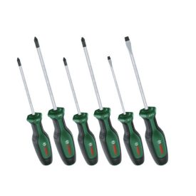 Sada skrutkovačov BOSCH 6 dielov S2 (PH, PZ, SL) Sada skrutkovačov BOSCH 6 dielov S2 (PH, PZ, SL)