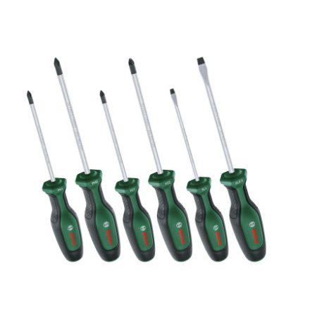 Sada skrutkovačov BOSCH 6 dielov S2 (PH, PZ, SL)