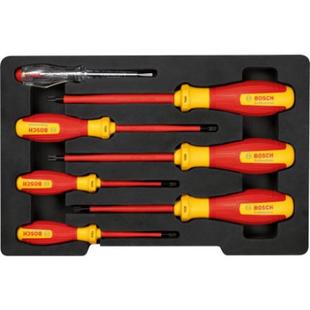 Sada skrutkovačov BOSCH Torx 7 dielov s izoláciou do 1000 V