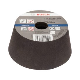 BOSCH Kónický brúsny kotúč pre veľkú uhlovú brúsku 110/90 x 55 x 22,2 mm / P60   BOSCH Kónický brúsny kotúč pre veľkú uhlovú brúsku 110/90 x 55 x 22,2 mm / P60