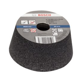 BOSCH Kónický brúsny kotúč pre veľkú uhlovú brúsku 110/90 x 55 x 22,2 mm / P24   BOSCH Kónický brúsny kotúč pre veľkú uhlovú brúsku 110/90 x 55 x 22,2 mm / P24