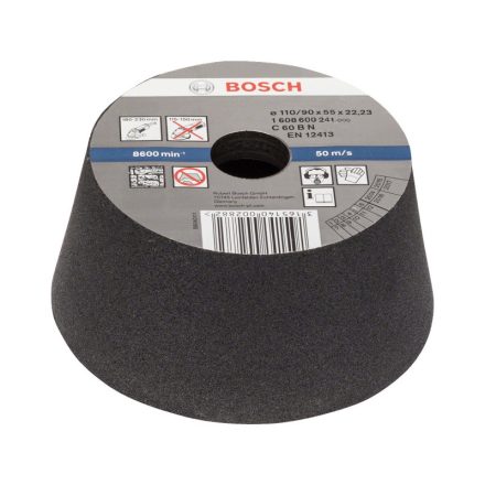 BOSCH Kónický brúsny kotúč pre veľkú uhlovú brúsku 110/90 x 55 x 22,2 mm / P54