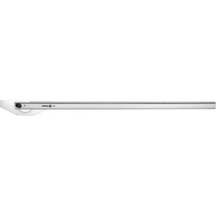 VOREL Uhlomer a pravítko 0-180° 1000 mm hliník