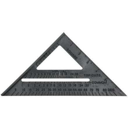 VOREL Pravouhlé pätkové pravítko 180 mm