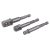 Sada adaptérov nástrčných kľúčov 3 diely 1/4" Hex -> 1/4", 3/8", 1/2" štvorcový CrV