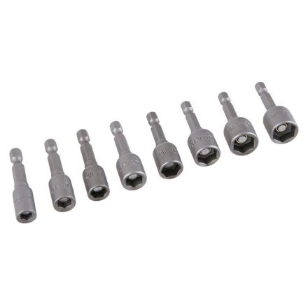 Sada skrutkovačov 8 kusov magnetických 1/4" (6-7-8-9-10-11-12-13)