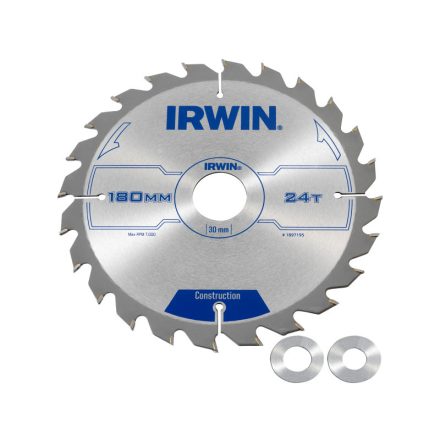 IRWIN Pílový kotúč na drevo 180 x 30 mm / 24T