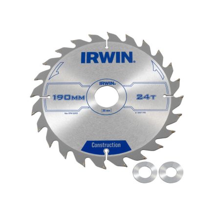 IRWIN Pílový kotúč na drevo 190 x 30 mm / 24T