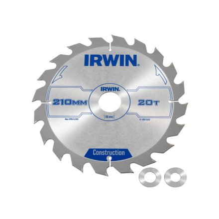IRWIN Pílový kotúč na drevo 210 x 30 mm / 20T