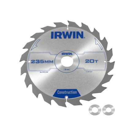 IRWIN Pílový kotúč na drevo 235 x 30 mm / 20T