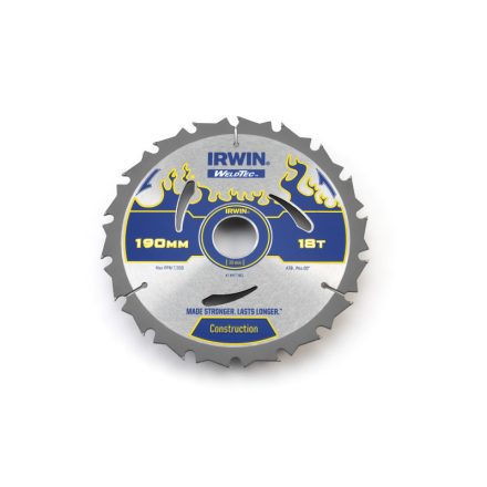 IRWIN Pílový kotúč na drevo 190 x 30 mm / 18T