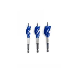 IRWIN Sada vrtákov do dreva 3-dielny bit 100 mm Modrá drážka 6x   IRWIN Sada vrtákov do dreva 3-dielny bit 100 mm Modrá drážka 6x
