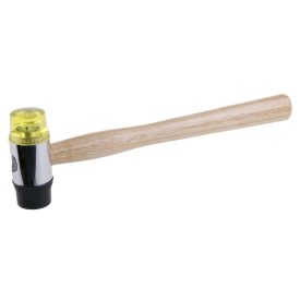 Raziace kladivo 300 g drevená násada 35 mm čierno-žltá Raziace kladivo 300 g drevená násada 35 mm čierno-žltá