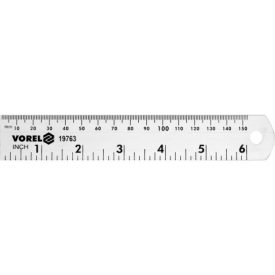 VOREL Pravítko hliníkové 150 mm VOREL Pravítko hliníkové 150 mm