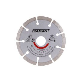 DIAMANT Diamantový rezací kotúč 115 x 1,8 x 7,0 x 22,2 mm segmentový   DIAMANT Diamantový rezací kotúč 115 x 1,8 x 7,0 x 22,2 mm segmentový