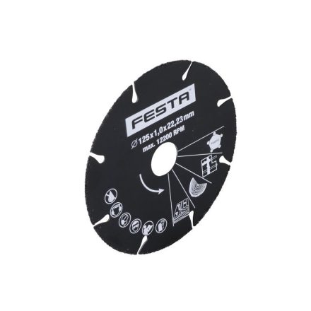 FESTA Univerzálny diamantový rezací kotúč 125 x 1,0 x 22,2 mm segmentovaný