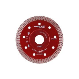 FESTA Diamantový rezací kotúč 115 x 1,4 x 22,2 mm turbo FESTA Diamantový rezací kotúč 115 x 1,4 x 22,2 mm turbo