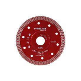 FESTA Diamantový rezací kotúč 125 x 1,4 x 22,2 mm priebežný   FESTA Diamantový rezací kotúč 125 x 1,4 x 22,2 mm priebežný