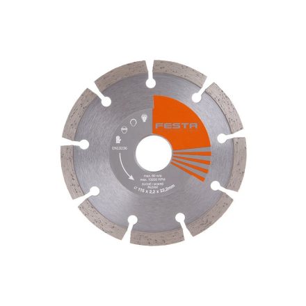 FESTA Diamantový rezací kotúč 115 x 2,2 x 22,2 mm segmentovaný