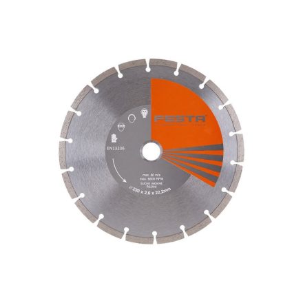 FESTA Diamantový rezací kotúč 230 x 2,6 x 22,0 mm segmentovaný