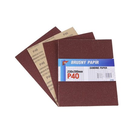 Brúsny papier A4 P40 (10 ks)