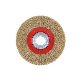 FESTA Okrúhla kefa 175 x 32 mm so zužovacími krúžkami, mosadzný povlak   FESTA Okrúhla kefa 175 x 32 mm so zužovacími krúžkami, mosadzný povlak