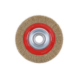 FESTA Okrúhla kefa 200 x 32 mm so zužovacími krúžkami, mosadzný povlak   FESTA Okrúhla kefa 200 x 32 mm so zužovacími krúžkami, mosadzný povlak