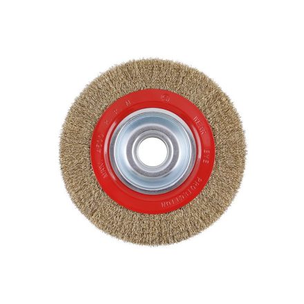 FESTA Okrúhla kefa 200 x 32 mm so zužovacími krúžkami, mosadzný povlak