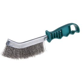 Drôtená kefa nerezová povrchová úprava s plastovou rukoväťou 270 mm Rýchlosť   Drôtená kefa nerezová povrchová úprava s plastovou rukoväťou 270 mm Rýchlosť