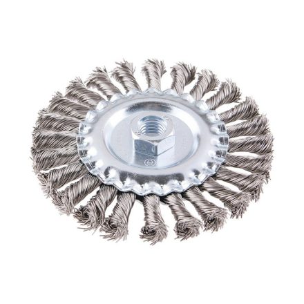 FESTA Kruhová kefa skrútená M14 125 mm inox