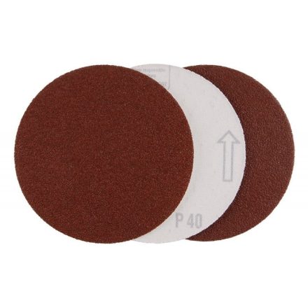 Brúsny kotúč na suchý zips 125 mm P40 (3 ks)