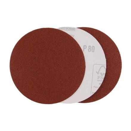 Brúsny kotúč na suchý zips 125 mm P80 (3 ks)