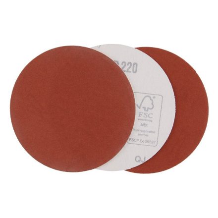 Kotúč zo suchého zipsu 125 mm P220 (3 ks)