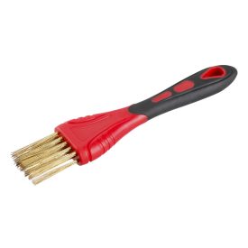 Drôtový kefa 2 riadky 200 mm mosadz Drôtový kefa 2 riadky 200 mm mosadz
