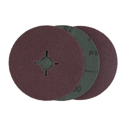 FESTA Fiber kotúč 125 mm / P80 (3 ks)