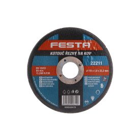 FESTA Rezný kotúč na kov 115 x 1,0 x 22,2 mm FESTA Rezný kotúč na kov 115 x 1,0 x 22,2 mm