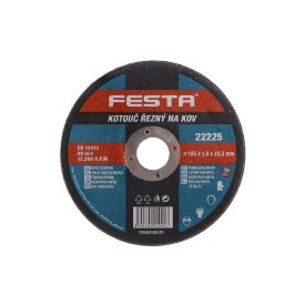 FESTA Rezný kotúč na kov 125 x 1,0 x 22,2 mm inox FESTA Rezný kotúč na kov 125 x 1,0 x 22,2 mm inox